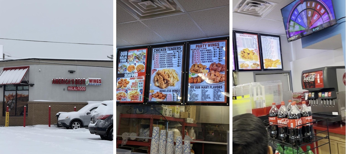 America's Best Wings Halal Food Menu